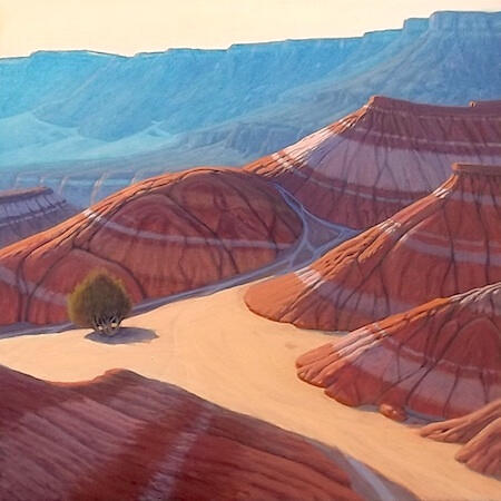 chinle clay formations, paria canyon, utah arizona